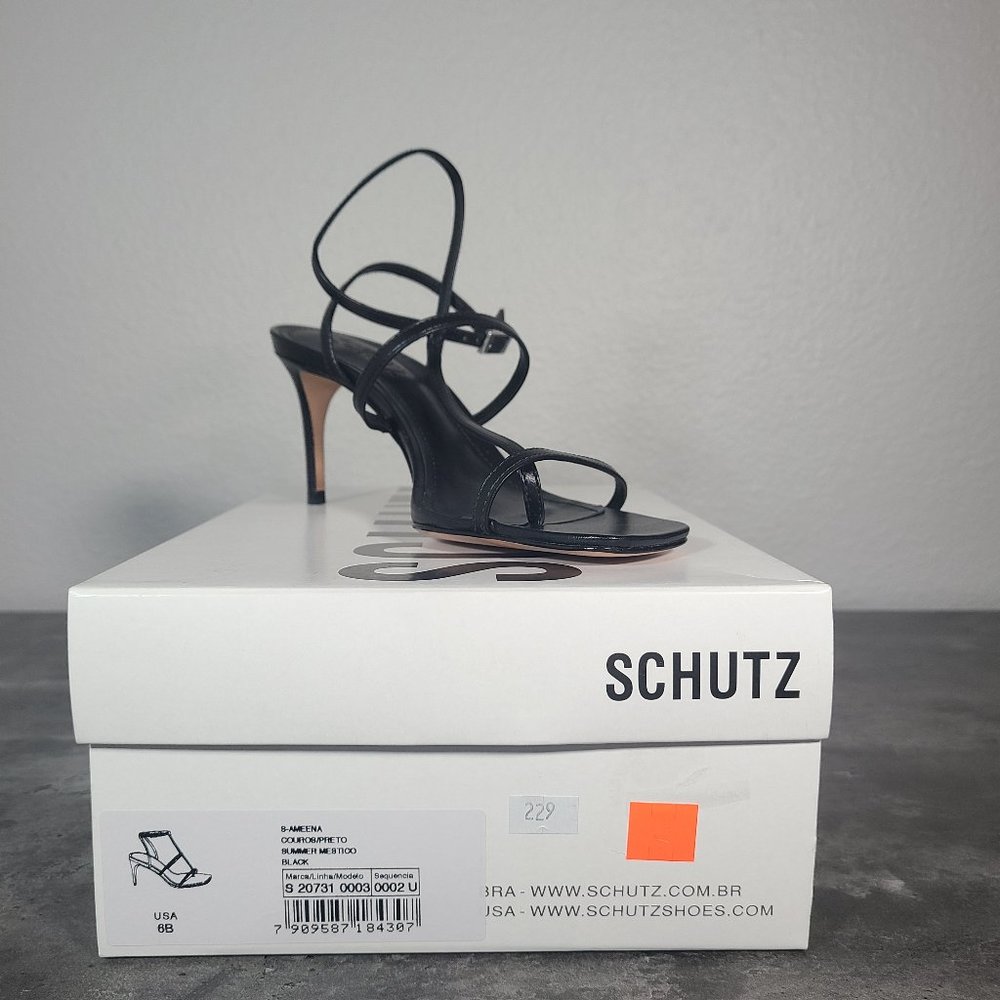 SCHUTZ Women's Ameena Mid-Heeled Strappy Sandal